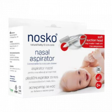 Aspirator nazal cu cap moale de silicon, Nosko