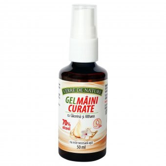 Gel Maini Curate cu 70% Alcool, glicerina si Althaea - 50 ml