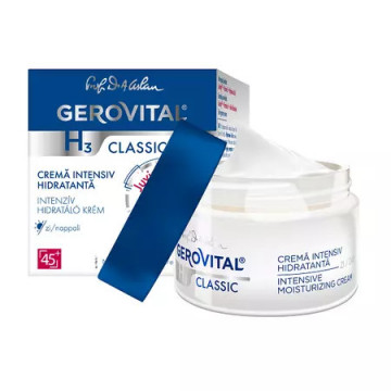Gerovital H3 Classic Crema intensiv hidratanta de zi - 50 ml