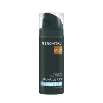 Gerovital Men Spuma de ras Men Sensitive - 200 ml