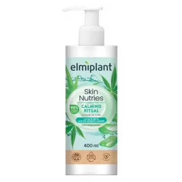Lotiune de corp cu aloe bio si ulei din seminte de canepa Skin Nutries - 400 ml