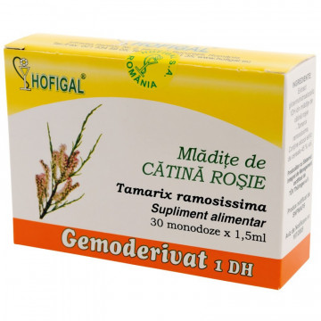 Mladite de catina rosie Gemoderivat - 30 monodoze