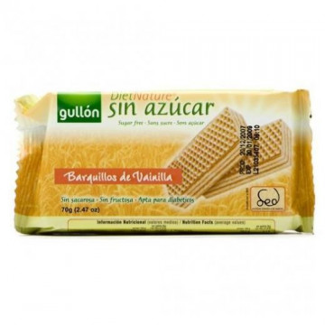 Napolitane cu crema cu aroma de vanilie fara zahar - 70g