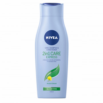 Sampon 2-in1 Nivea Hair Care Express cu aloe vera - 400 ml