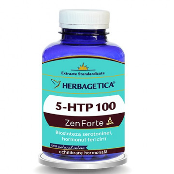 5 HTP 100 Zen Forte - 120 cps - ambalaj vechi