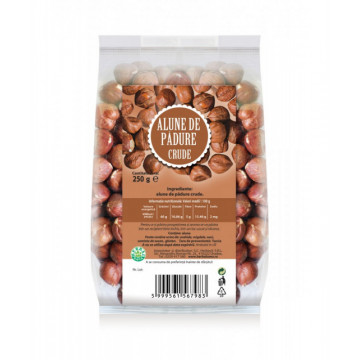 Alune de padure crude - 250 g