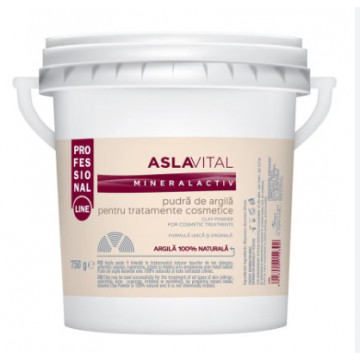 Aslavital Pudra de Argila pentru Tratamente Cosmetice -750 g