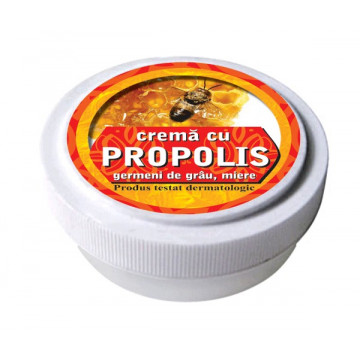 Crema cu tinctura de propolis, ulei din germeni de grau, miere de albine 15 g