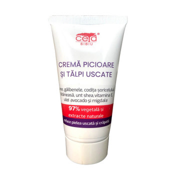 Crema pentru picioare si talpi uscate 97% vegetala - 50 ml