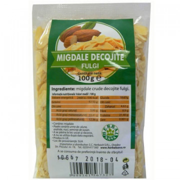Fulgi de Migdale decojite - 100 g Herbavit