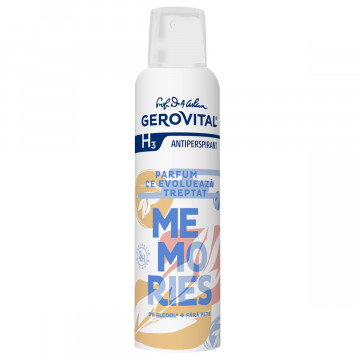 Gerovital H3 Deodorant Antiperspirant Memories - 150 ml