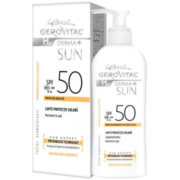 Gerovital H3 Derma+ Sun Lapte Protectie Solara SPF 50 - 150 ml