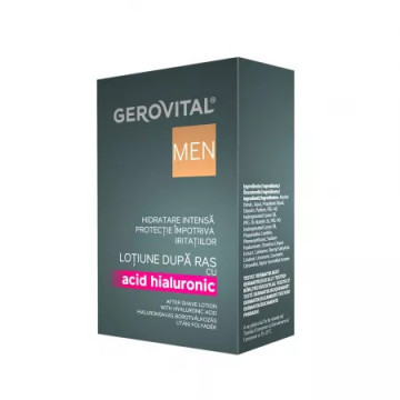 Gerovital Men Lotiune dupa ras cu acid hialuronic - 100 ml