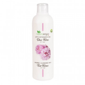 Lapte demachiant organic 2 trandafiri, Naturaequa, 250 ml