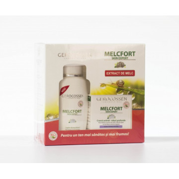 Set cadou Melcfort Crema Riduri Profunde + Lapte Demachiant