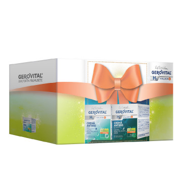 Set Gerovital H3 Retinol Crema antirid de zi - 50 ml + Crema antirid de noapte - 50 ml