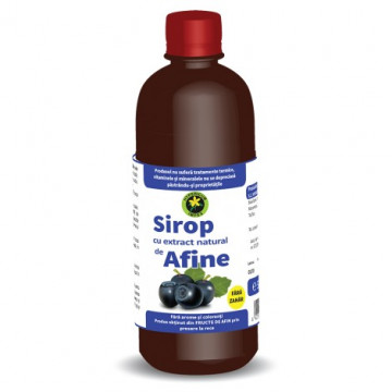 Sirop afine fara zahar - 500 ml Hypericum