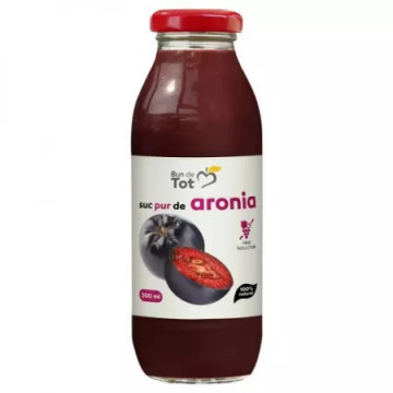 Suc pur de aronia fara indulcitori - 300 ml