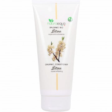 Balsam organic pentru par cu verbina (litsea) - regenerant, Naturaequa, 200 ml