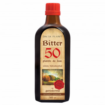 Bitter 50 Plante de Leac cu Ganoderma tinctura - 500ml