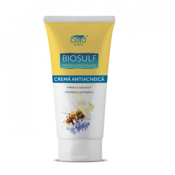 Crema antiacneica cu biosulf propolis si acid salicilic - 50ml