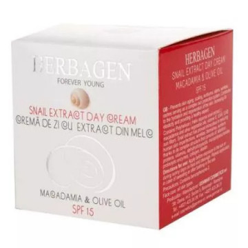 Crema de zi cu extract de melc SPF 15 - 50 g