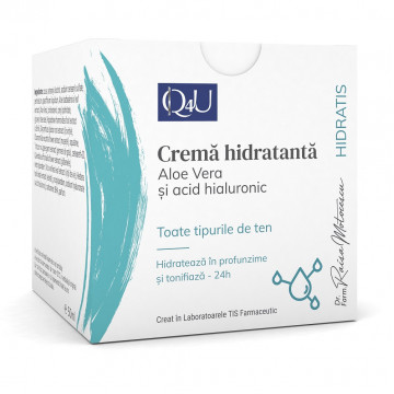Crema hidratanta cu aloe vera si acid hialuronic - 50 ml