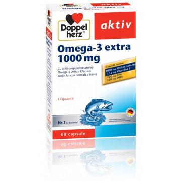 Doppelherz aktiv Omega-3 extra 1000 mg - 60 cps
