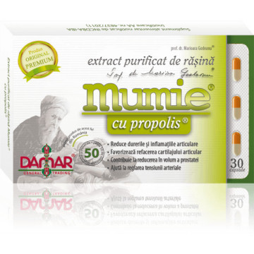 Extract purificat de rasina Mumie cu propolis - 30 cps