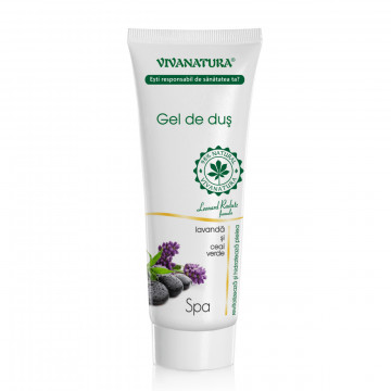 Gel de dus Spa cu lavanda si ceai verde - 250 ml Vivanatura
