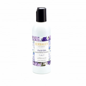 Gel facial exfoliator cu scrub celulozic - 150 ml