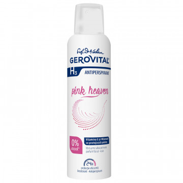 Gerovital H3 Deodorant Antiperspirant Pink Heaven - 150 ml