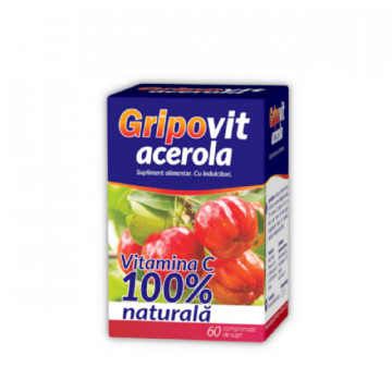 Gripovit acerola de supt - 60 cpr