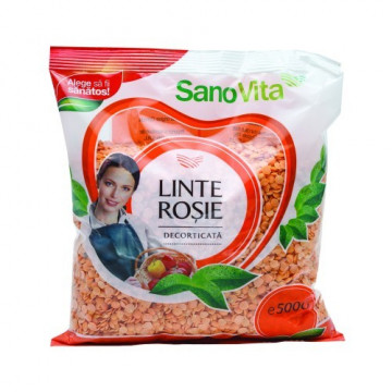 Linte rosie intreaga - 500g