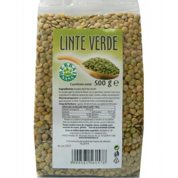 Linte verde - 500 g