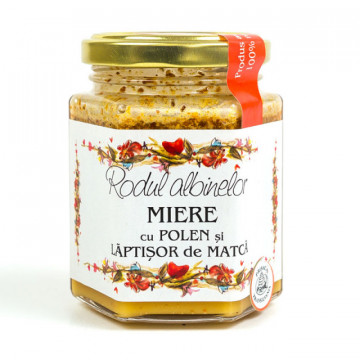 Miere, polen si laptisor de matca - 200 g