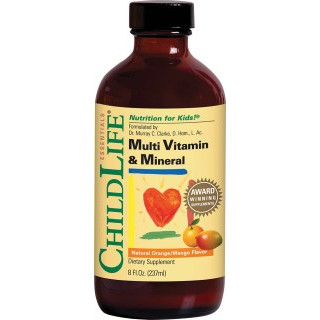 Multi Vitamin & Mineral (gust de portocale/mango) - 237ml - ChildLife Essentials