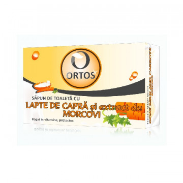Sapun cu lapte de capra si extract de morcovi - 100 g