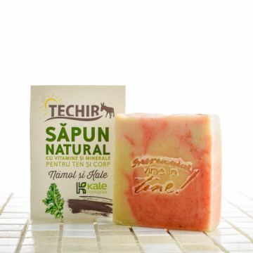 Sapun natural kale si namol - 120 g -Techir