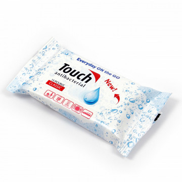 Servetele umede antibacteriene Classic - Touch antibacterial - 15 buc