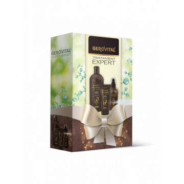 Set Gerovital Tratament Expert Argan Sampon - 250 ml + Masca - 150 ml + Ulei hidratant - 100 ml