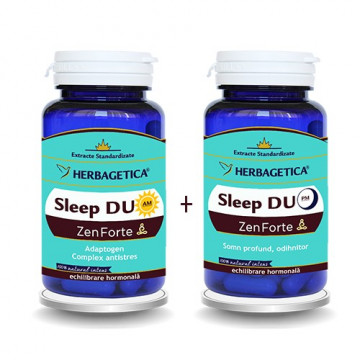 Sleep DUO AM/ PM Zen Forte Pachet - 60 cps + 60 cps