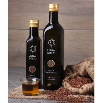 Ulei de in presat la rece Luna Solai - 250 ml