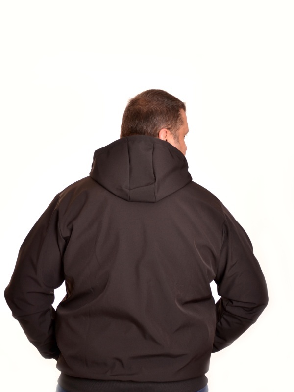 Мъжко яке големи размери 3XL–6XL . Топло, удобно, с джобове и качулка, произведено в България - Img 4