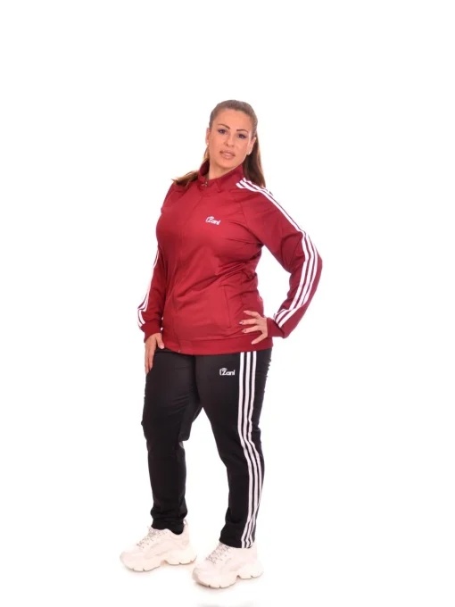 Дамски анцуг за едри жени бордо – plus size от Zani | Българско производство - Img 2