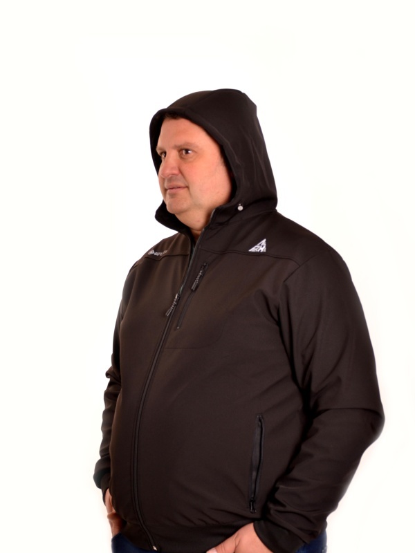 Мъжко яке големи размери 3XL–6XL . Топло, удобно, с джобове и качулка, произведено в България - Img 5