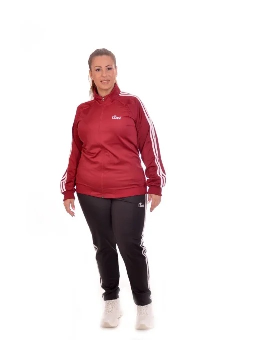 Дамски анцуг за едри жени бордо – plus size от Zani | Българско производство - Img 3