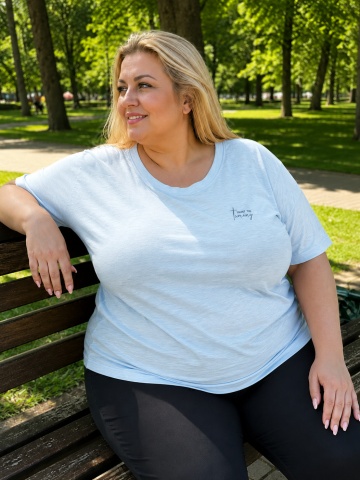 Дамска тениска българско производство – Oversize модел