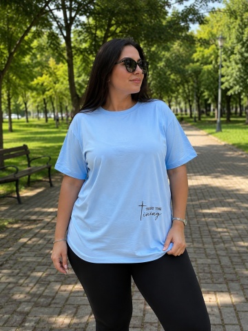 Дамска тениска българско производство – Oversize модел