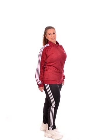 Дамски анцуг за едри жени бордо – plus size от Zani | Българско производство